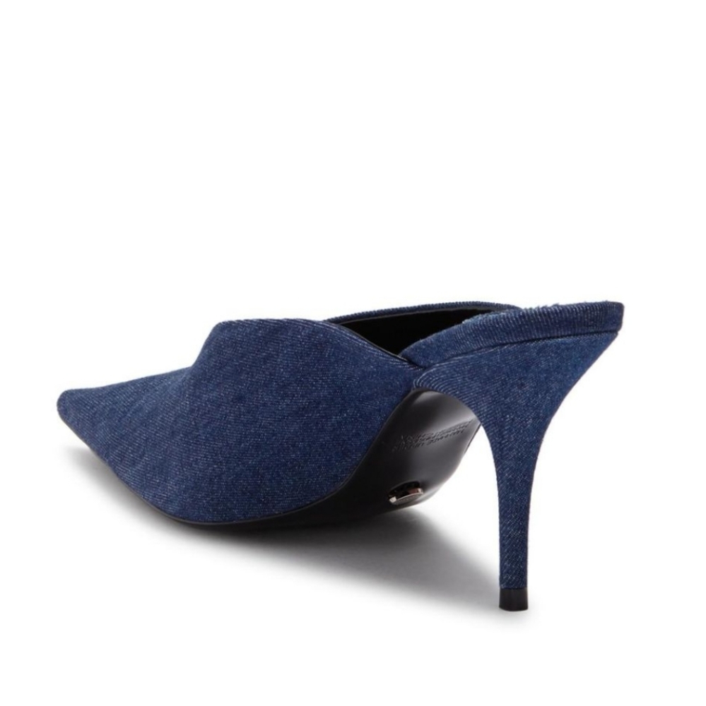 Tony Bianco denim mules - Picture 3 of 5